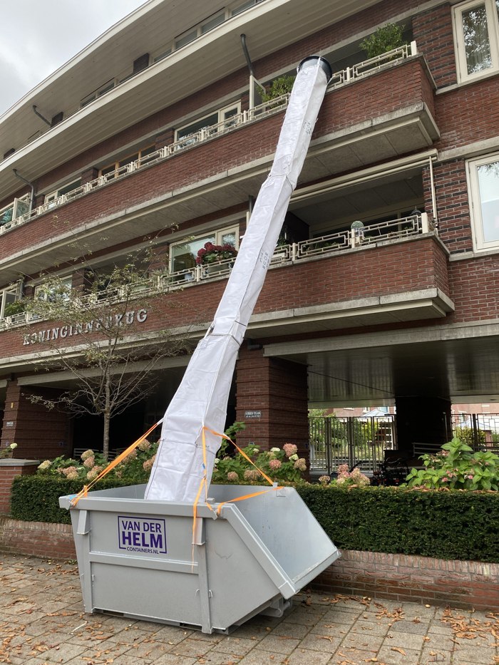 Stortslurf bij renovatie
