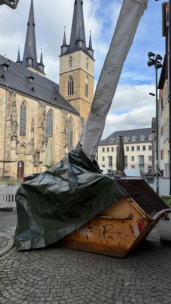 Flexibele stortkoker in gebruik 3