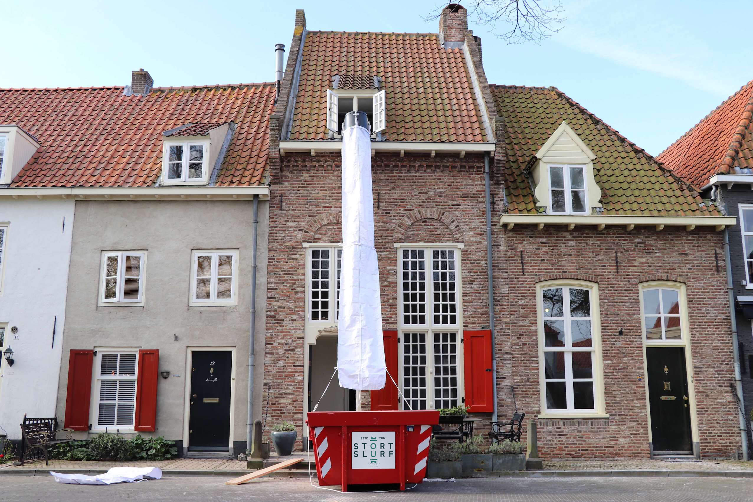 Stortslurf® in gebruik