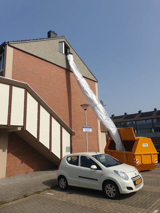 Stortslurf® Ø50 cm op hoogte in gebruik